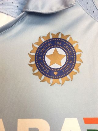India Nike Cricket Sahara 2011 World Cup Winners Rare Authentic Jersey Size L 3