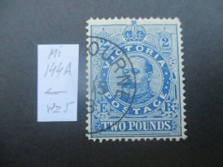 Victoria Stamps: £2 Blue Cto Great Item - Rare (f270)
