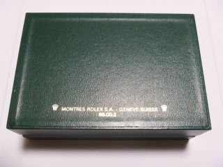 Vintage 1980/1990 ' s Rolex Watch Box Case 68.  00.  2 - RARE 7