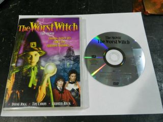 72 The Worst Witch Dvd,  2004 Rare Movie With Tim Curry Fairuza Balk Diana Rigg