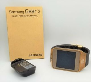 Samsung Galaxy Gear 2 in Rare Brown Gold Brown Modern Buckle 2
