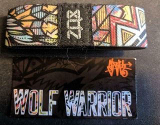 Rare Zox Strap " Wolf Warrior ",  Silver Stitch,  Og Packaging