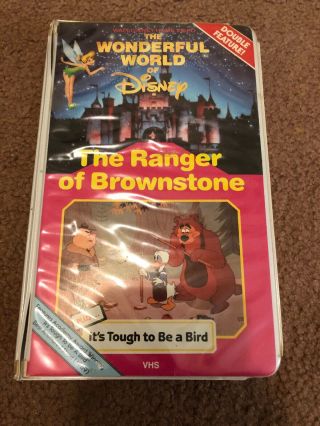 The Wonderful World Of Disney: The Ranger A Brownstone Vhs (white Clam Shel) Rare