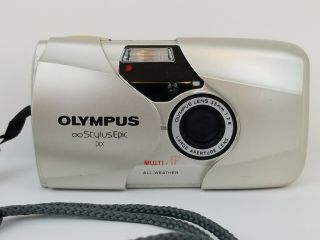 Olympus Stylus Epic Dlx Point And Shoot Film Camera All Weather Rare