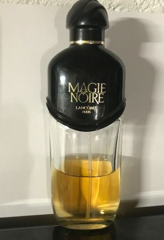 Rare Vintage Lancome Magie Noire Eau De Toilette Spray 3.  4 Oz