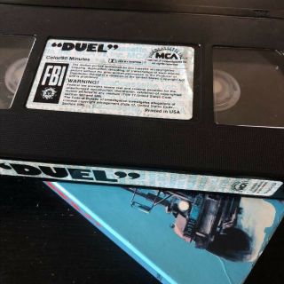 Steven Spielberg “Duel” (Rare 1982) VHS 4