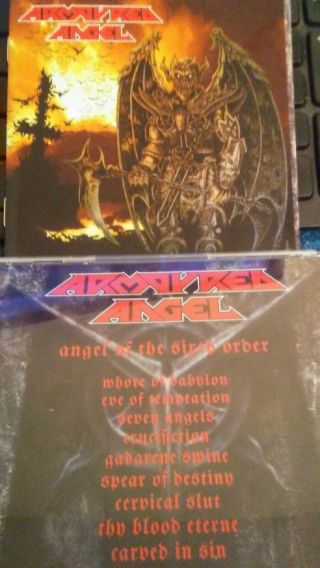 Armoured Angel Cd - Angel Of The 6th Order 1999 Rare Death Metal Indie