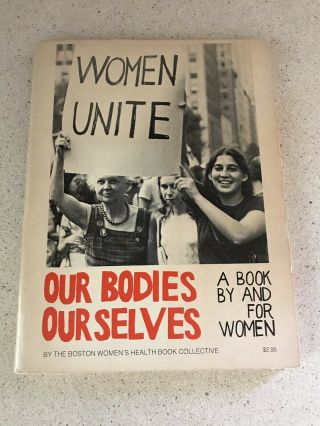 Our Bodies Ourselves 1973 Rare Red Letters