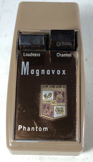 Vintage Magnavox Phantom Television Two - Button Remote Control Rare