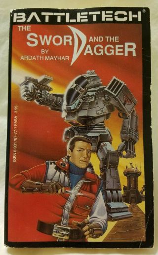 Battletech: Signed The Sword And The Dagger Ardath Mayhar Novel Book Rare