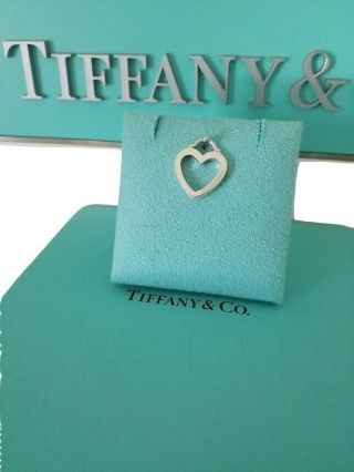 Tiffany & Co.  Rare Tenderness Heart Charm Pendant For Necklace Bracelet