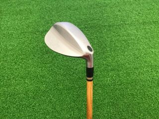 Rare Callaway Golf Billet Series Entirely Milled 55 Wedge Right Hickory Stick