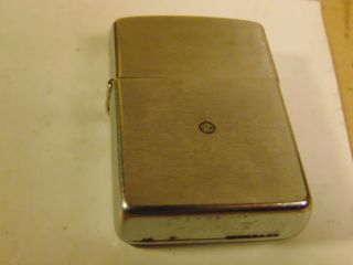Vintage 1958 Zippo Brushed Chrome Rare Factory Center Dot On One Side 4 Dots L&r