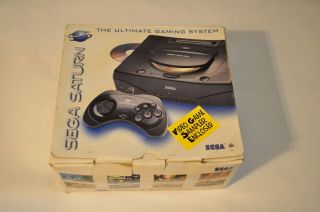 Sega Saturn System Console - Boxed W/ 2 Games - Rare