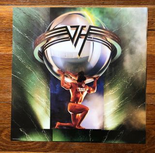 Van Halen 5150 Rare Promo 12 X 12 Poster Flat 1986