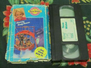RARE BARNEY VHS THREE WISHES SANDY DUNCAN AS MOM TINA LUCI MICHAEL VG 4