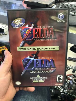 Vintage Rare Zelda Ocarina Of Time Master Quest Nintendo Gamecube Complete
