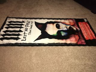 Marilyn Manson RARE Vinyl Banner Poster Vintage Spooky Kids Metal Rock CD DVD 2