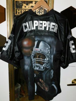 Estate Rare Daunte Culpepper One - Of - A - Kind Hand - Painted Nfl 8 Jersey - Size 50
