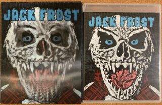 Jack Frost Blu Ray Dvd,  Rare Oop Lenticular Slipcover Sleeve Vinegar Syndrome