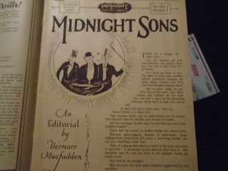 Midnight October 7th 1922 Very Rare Macfadden 5