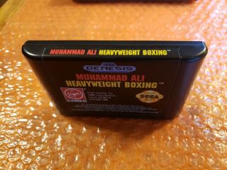Muhammad Ali Heavyweight Boxing (Sega Genesis) CIB,  Rare Poster,  Acclaim Case 3