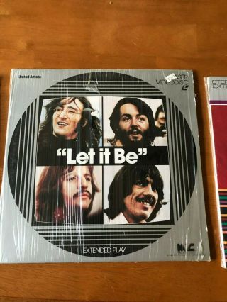 The Beatles - Let It Be,  Plus Two Others (laserdisc Rare Not -)