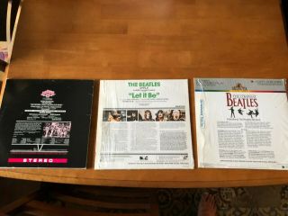 THE BEATLES - LET IT BE,  Plus two others (LASERDISC RARE NOT -) 4