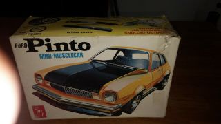 Rare Amt 1975 Ford Pinto Mini - Musclecar T215 1/25 Scale Model