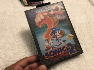 Sega Genesis Sonic the Hedgehog 2 Video game Case 2 POSTERS Vintage Rare Retro 5
