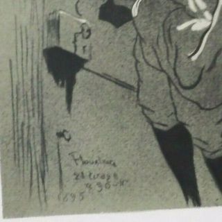 Henri de Toulouse - Lautrec Hanging Man (Le Pendu) 1895 RARE 3