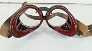 Vintage Rare Duraweld Welding Goggles Steampunk Made Usa