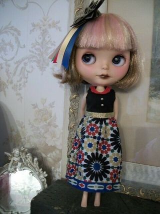 Rare Htf Takara Tomy Marrakech Melange Partial Stock Blythe Doll Outfit Set