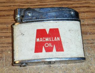 Vintage Macmillan Oil Flat Advertising Lighter/rare