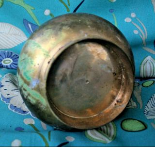 VERY RARE VINTAGE BRASS UNICORN BOWL WITH LID SOLID BRASS 4