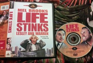 Life Stinks (dvd,  2003,  Ws / Ff) Oop/ Very Rare - Mel Brooks - Lesley Ann Warren