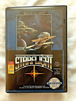 Star Flight Sega Genesis Cib Rare