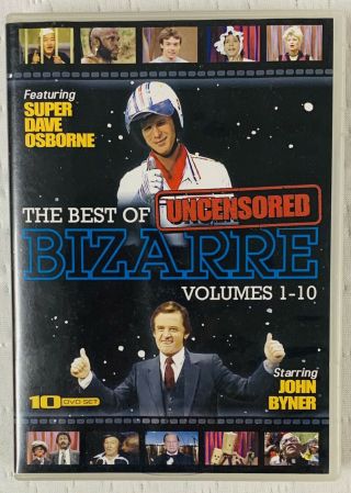 The Best Of Bizarre (uncensored) Dvd Volumes 1 - 10 W/ Dave Osborne Rare
