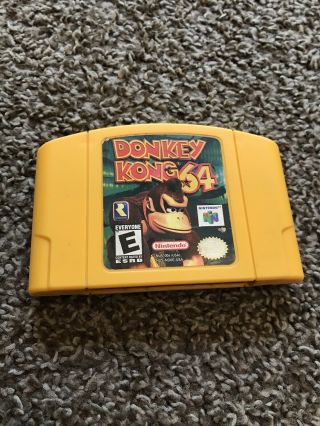 Donkey Kong 64 Dk Nintendo 64 N64 100 Authentic Rare Classic
