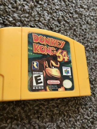 Donkey Kong 64 DK Nintendo 64 N64 100 Authentic Rare Classic 2