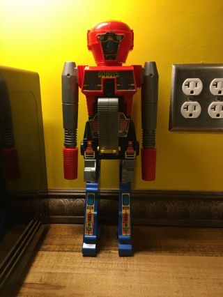 Rare Vintage 1984 Gobots Cap Gun Robot Tranformer Arco Bandai Rogun Figure Toy