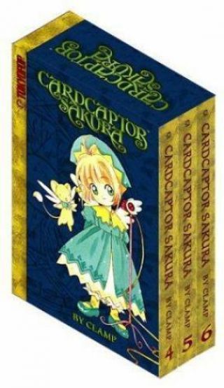 Cardcaptor Sakura Boxset 2 Vol.  4 - 6 By Clamp Staff Rare Oop Ac Manga Graphic