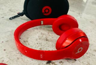 Beats By Dr.  Dre Solo2 Wireless Headphones - Red Rare Color