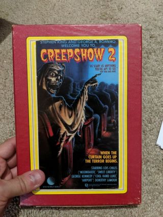 Creepshow 2 - Rare Horror Cult Vhs Big Box Cut Box Erol 