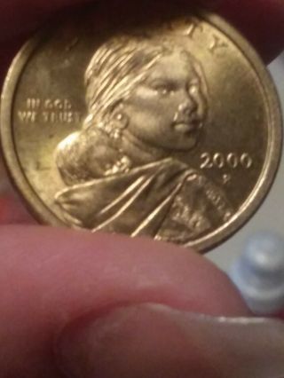 Rare 2000p Cheerios Sacagawea Gold Dollar