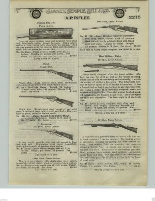 1924 Paper Ad 3 Pg Air Rifle Daisy Military Box Pump King Benjamin Upton Rare