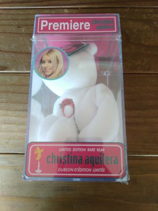 Limited Edition Rare Bear Christina Aguilera Genie In A Bottle 2000 Premiere