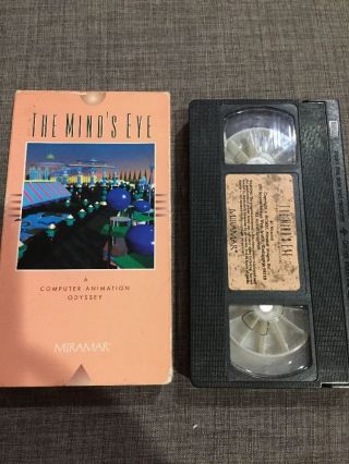 The Mind ' s Eye A Computer Animation Odessey VHS RARE 3