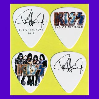 2 Rare Kiss Paul Stanley Guitar Pick End Of The Road Tour 2019 Their Final Tour