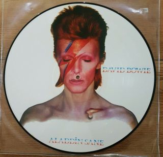 David Bowie - Aladdin Sane - Rare Picture Disc Vinyl Album - French Re Issue